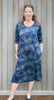 Weekender jersey dress in three colourways with separate circular scarf