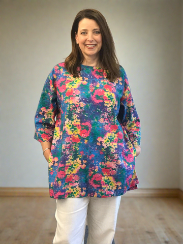India oversized Summer Top in 3 prints