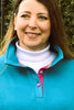 Burnsall Sweatshirt/Leisure Top in Teal with two trims