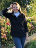 Littondale Leisure Top in Black and Royal
