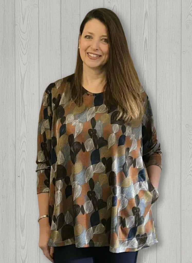 Eva jersey swing top
