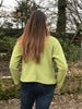 York cropped fleece cardigan in 3 colours