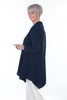 Iona Crepe Jacket in French Navy, Hyacinth Blue  Black,  Dark Navy and Raspberry