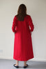 Weekender Long Jersey Dress in Scarlet Cowl neckline only