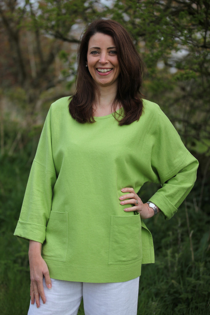 Sandy Smock with boat neckline in 4 Colours  12/14 - 22/24