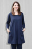 Weekender Short Jersey Dress in Navy and Black
