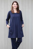 Weekender Short Jersey Dress in Navy and Black