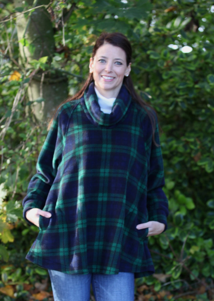 Swaledale Tartan Fleece Top in two colours