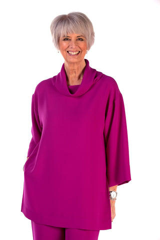 India Oversized Crepe Top in three colours