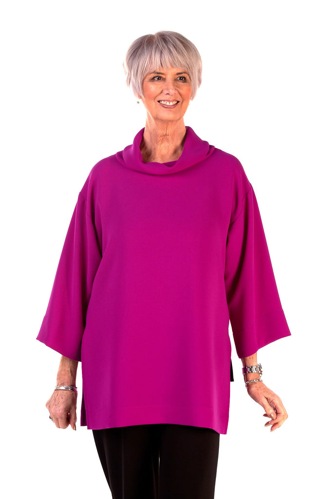 India Oversized Crepe Top in three colours