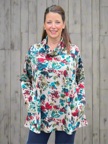 Eva swing top in tapestry print