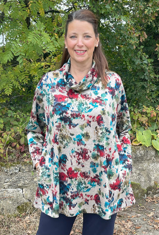Eva swing top in tapestry print