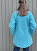 Linton boucle Jacket in soft Aqua