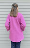 Linton boucle Jacket in soft Raspberry