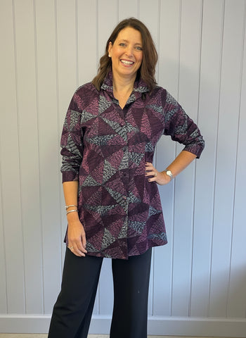 Charlotte Jersey swing shirt in five colours