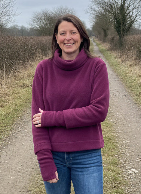 Kilnsey short Cropped Fleece Top in 6 Colours