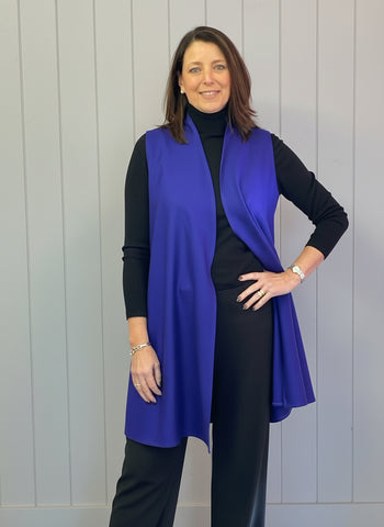 Denby wool long line waistcoat