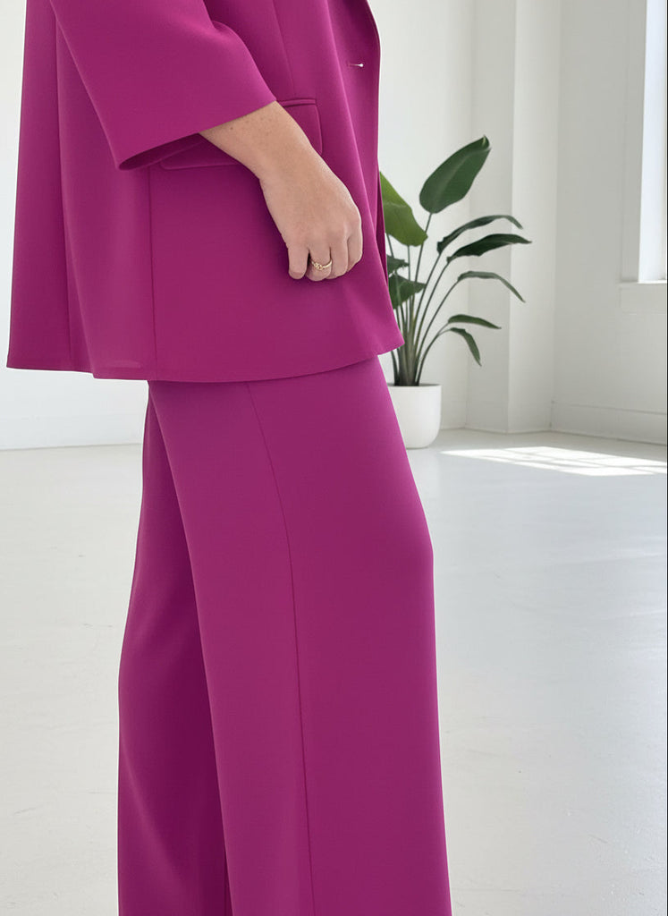 Como heavier weight Crepe Trousers in 8 Colours