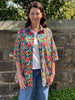 Charlotte swing shirt in cotton poplin