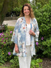 Large flower print Wrap in two lengths