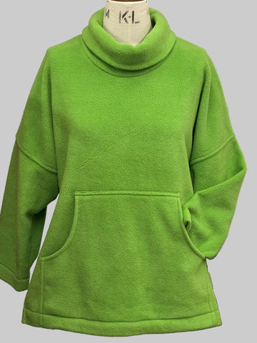 Sale Rowan Fleece Top in leaf