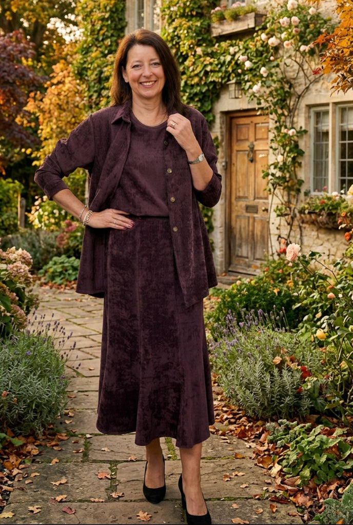 Harriet 8 panel skirt