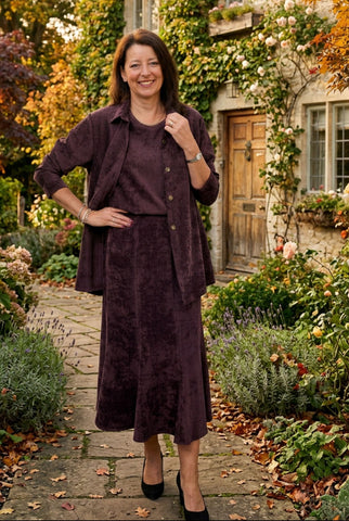 Harriet 8 panel skirt