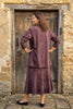 Charlotte swing jacket in dusty plum