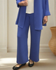 Como Crepe trousers in Hyacinth Blue