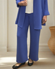 Seville Crepe Jacket in Hyacinth Blue