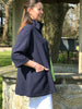 Sale Charlotte Swing Jacket in Terracotta and Navy