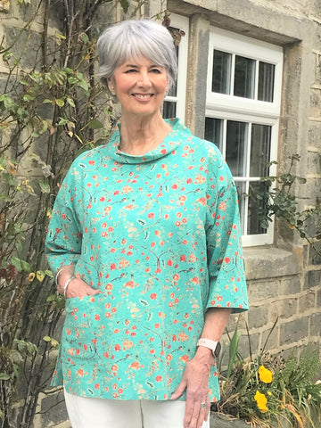 Emma Cotton Print Smock in two colours