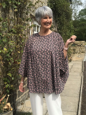 Cobweb wrap in soft touch Polyester