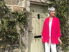 Cambridge Crepe Jacket in Raspberry