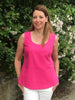 Cleo longer length vest in 8 Colours