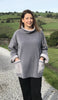 Moorland Oversized Top in shades of grey