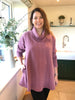 Eva Stretch Cable Knit Swing Top in three colours