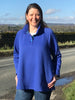 Burnsall Sweatshirt/Leisure Top in Dark Violet Blue in two lengths