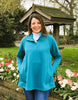 Burnsall Sweatshirt/Leisure Top in Teal with two trims