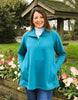 Burnsall Sweatshirt/Leisure Top in Teal with two trims
