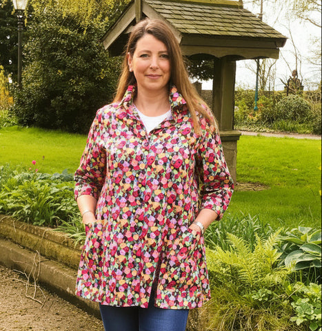 Charlotte swing Shirt in fine cotton size 14/16 only generously sized