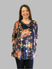 Eva Velour Swing Top in three prints