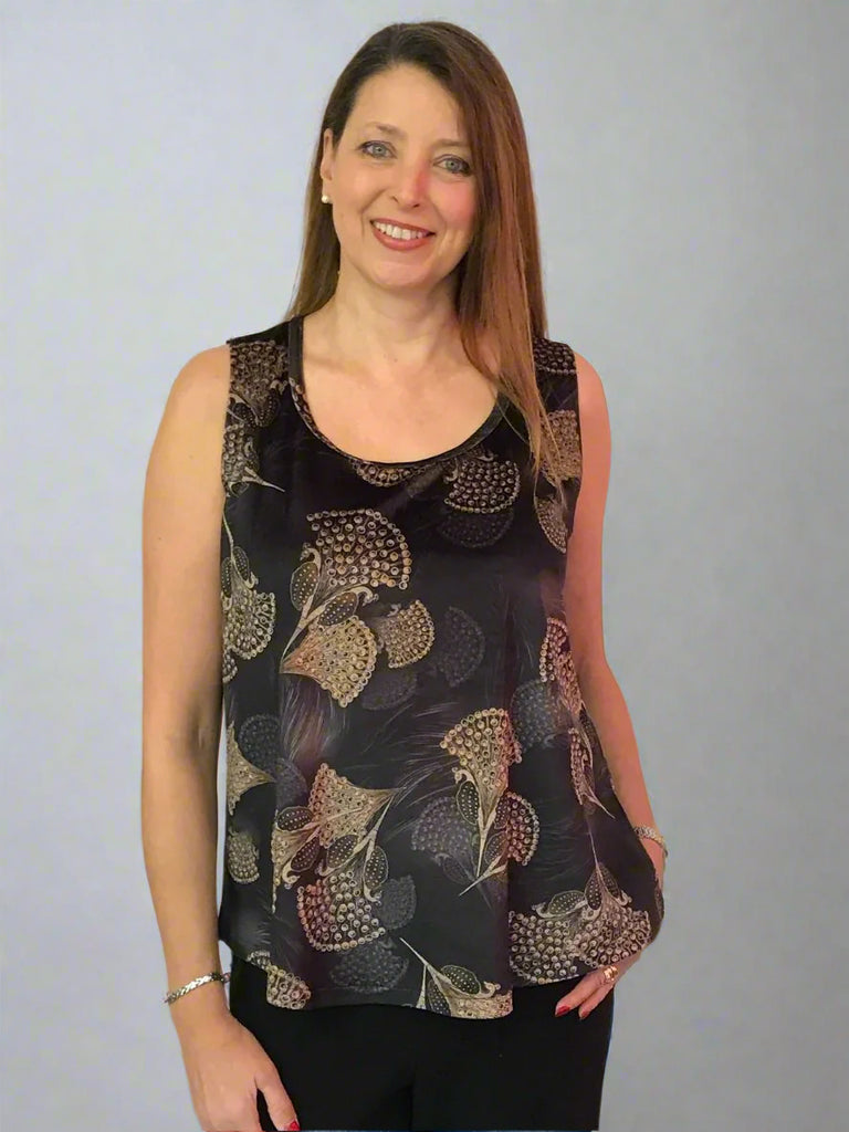 Selina velour vest in 2 colours