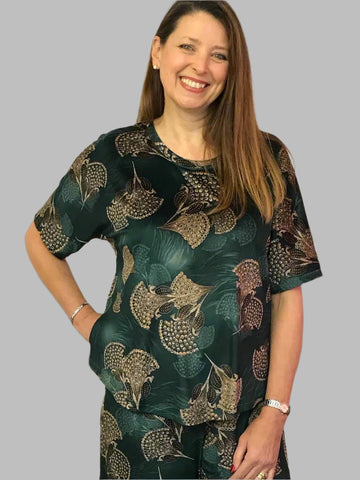 Sale Selina velour top in two colours