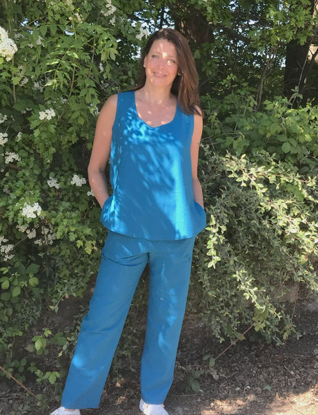 Cove Linen/Cotton Trousers in 10 Colours
