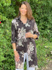 Chocolate print long Shirt