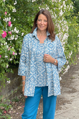 Charlotte swing Shirt in three colourways