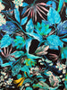 India silky top in tropical print in two colours