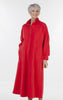 Fleece Kaftan - Part front opening in 7 colours and three lengths.