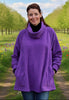 Sale Swaledale fleece swing tops with deep cowl in 5 colours